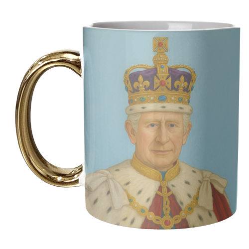 King Charles III - unique mug by AP