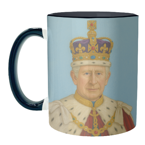 King Charles III - unique mug by AP