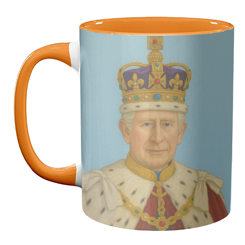 King Charles III - unique mug by AP