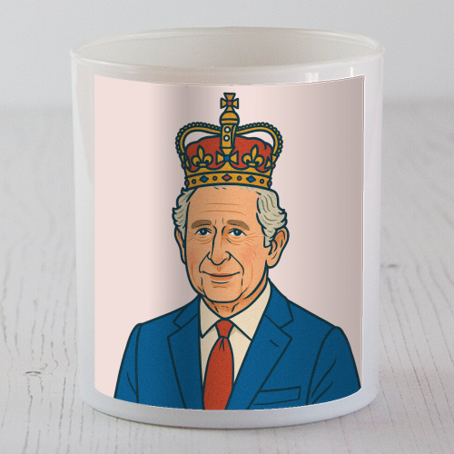 King Charles - scented candle by Ms Doodle