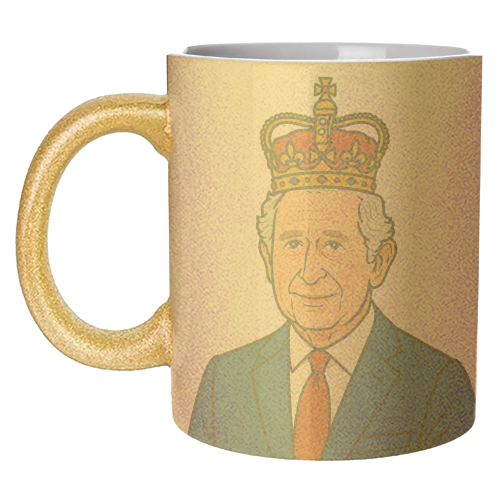 King Charles - unique mug by Ms Doodle