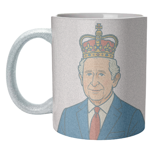 King Charles - unique mug by Ms Doodle