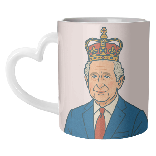 King Charles - unique mug by Ms Doodle