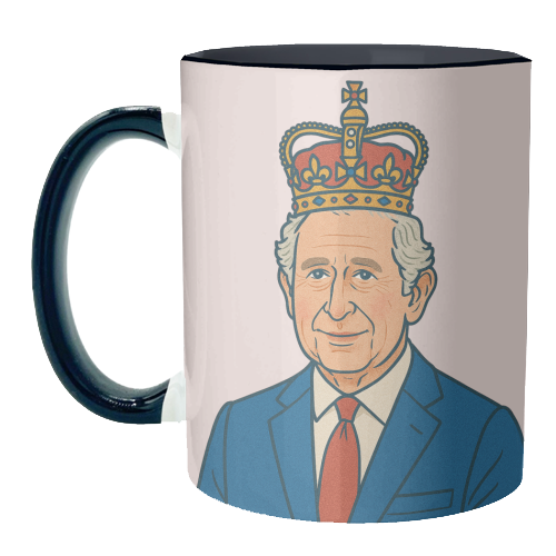 King Charles - unique mug by Ms Doodle