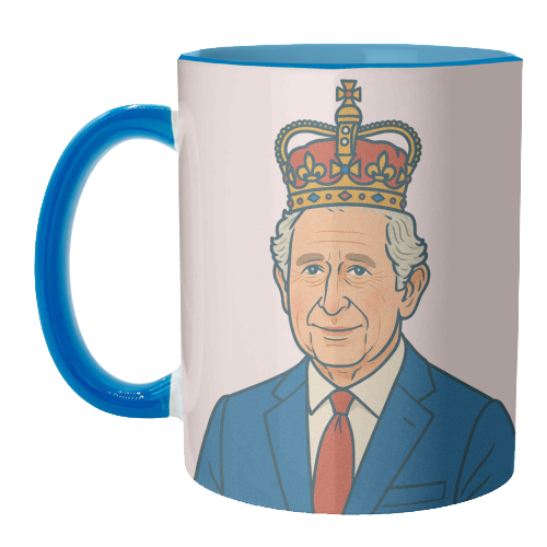 King Charles - unique mug by Ms Doodle