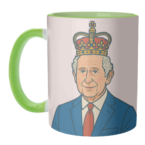 King Charles - unique mug by Ms Doodle