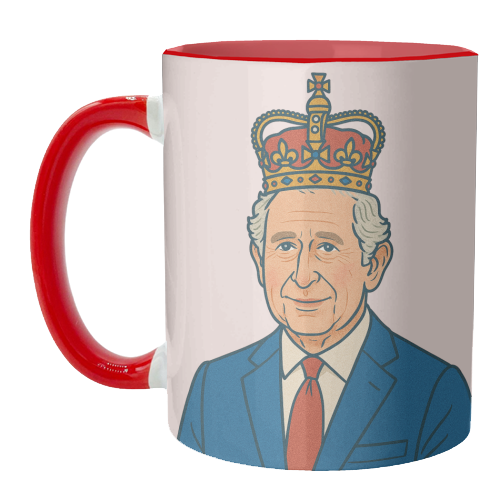 King Charles - unique mug by Ms Doodle
