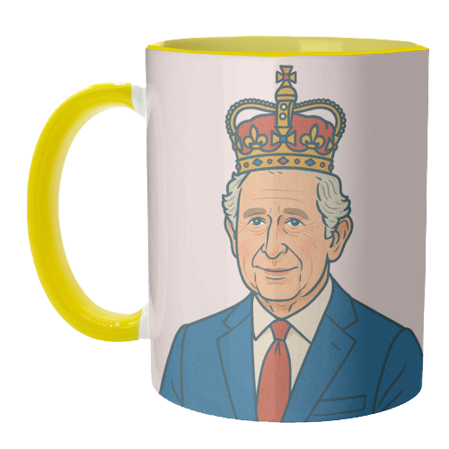 King Charles - unique mug by Ms Doodle