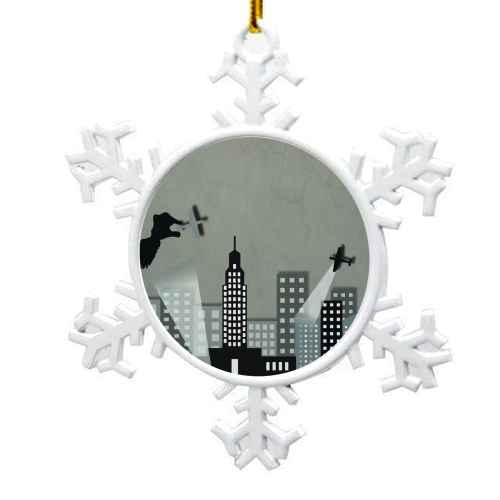 King Kong - snowflake decoration by Cassia Friello