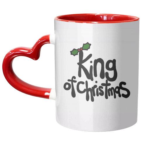 King of Christmas - unique mug by Emma Donovan