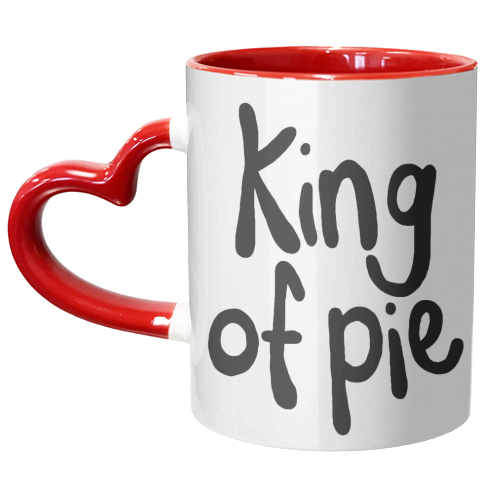 King of Pie - unique mug by Emma Donovan