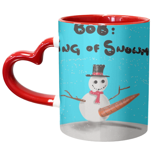 King of Snowmen - unique mug by David Black