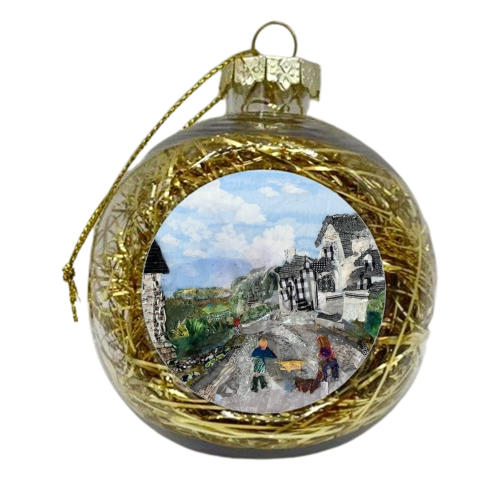 Kingstone - xmas bauble by Barbara Shaw