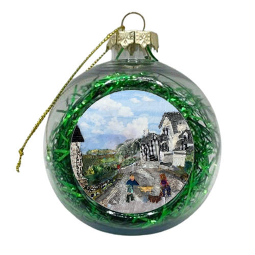 Kingstone - xmas bauble by Barbara Shaw