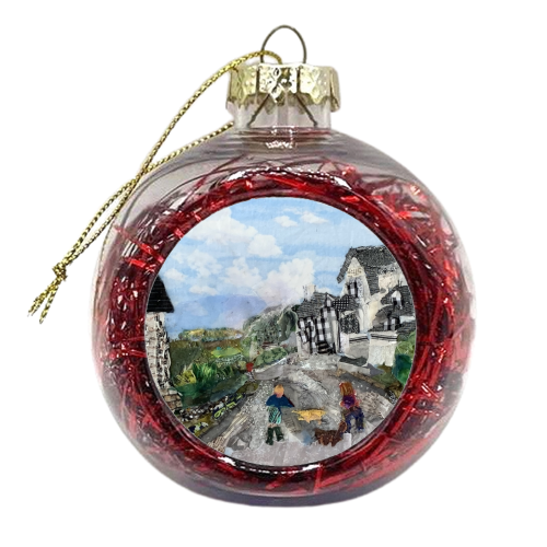 Kingstone - xmas bauble by Barbara Shaw