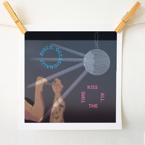 Kiss All The Time, Harry - A1 - A4 art print by The Queer Store