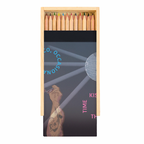 Kiss All The Time, Harry - Coloured Pencils with Box by The Queer Store