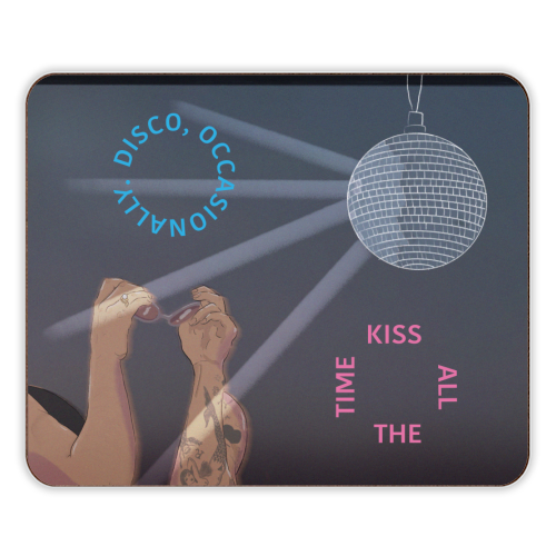 Kiss All The Time, Harry - designer placemat by The Queer Store