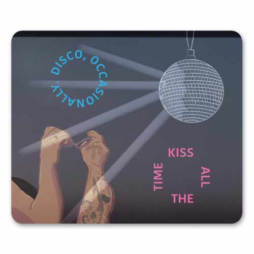 Kiss All The Time, Harry - mouse mat by The Queer Store
