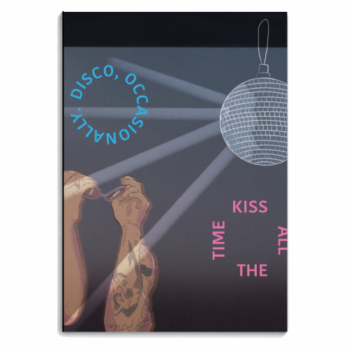 Kiss All The Time, Harry - personalised A4, A5, A6 notebook by The Queer Store