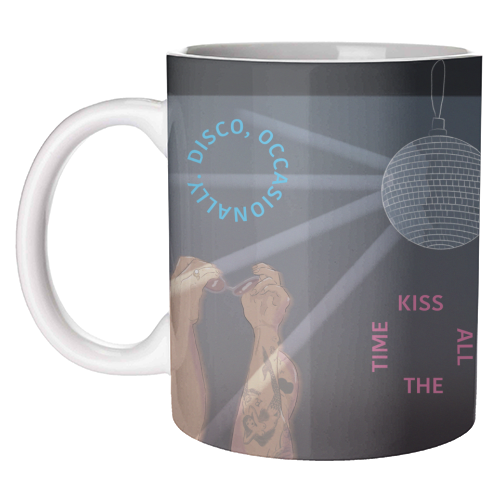 Kiss All The Time, Harry - unique mug by The Queer Store