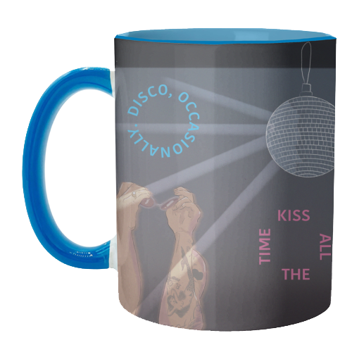 Kiss All The Time, Harry - unique mug by The Queer Store