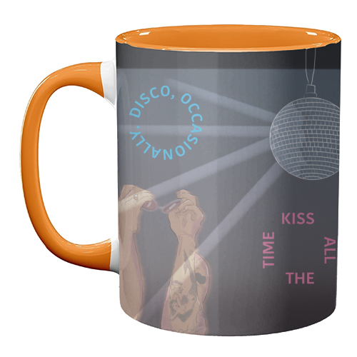 Kiss All The Time, Harry - unique mug by The Queer Store