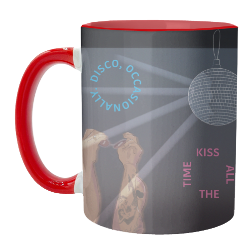 Kiss All The Time, Harry - unique mug by The Queer Store