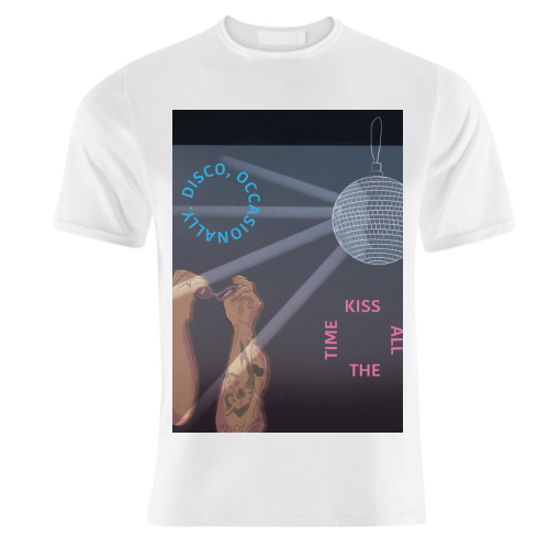 Kiss All The Time, Harry - unique t shirt by The Queer Store