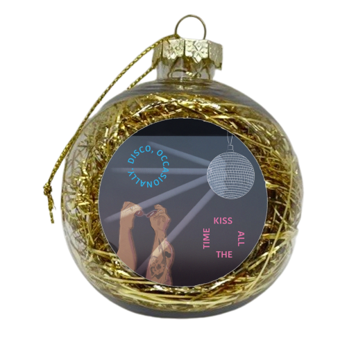 Kiss All The Time, Harry - xmas bauble by The Queer Store