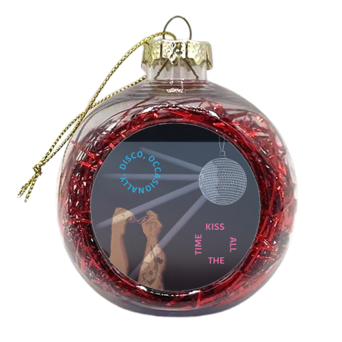 Kiss All The Time, Harry - xmas bauble by The Queer Store
