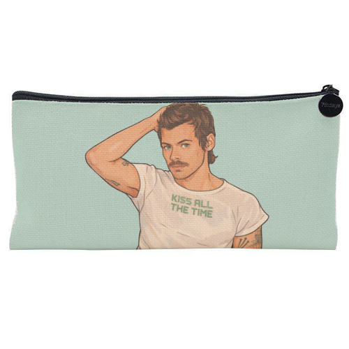 Kiss Me Harry - flat pencil case by DOLLY WOLFE