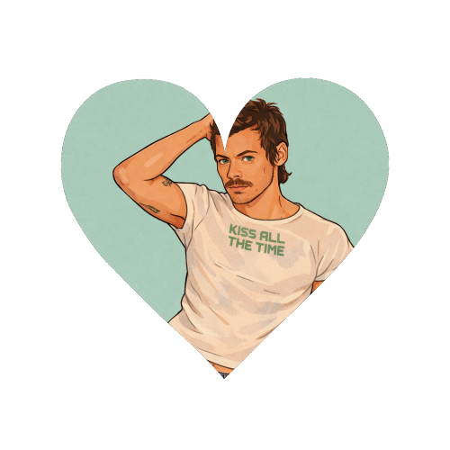 Kiss Me Harry - Magnet by DOLLY WOLFE