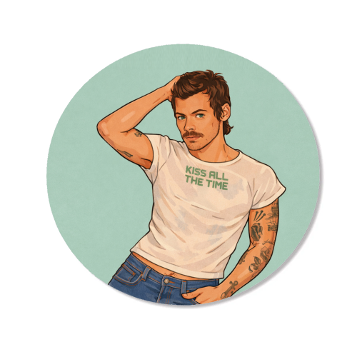 Kiss Me Harry - Magnet by DOLLY WOLFE