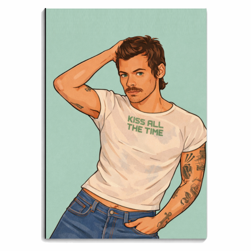 Kiss Me Harry - personalised A4, A5, A6 notebook by DOLLY WOLFE