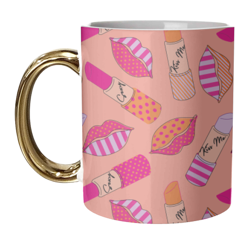 Kiss Me Sexy print - unique mug by Luxe and Loco