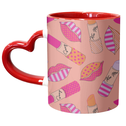 Kiss Me Sexy print - unique mug by Luxe and Loco