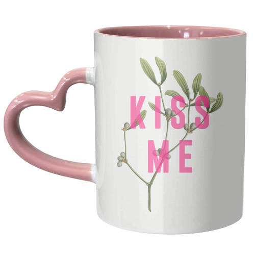 Kiss Me - unique mug by The 13 Prints