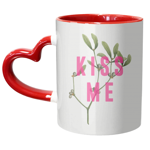 Kiss Me - unique mug by The 13 Prints