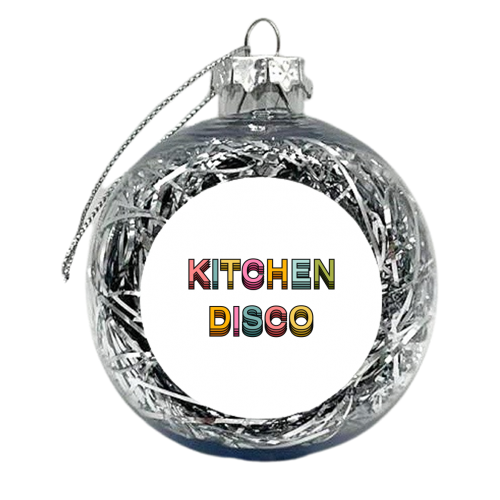 Kitchen Disco - xmas bauble by Hollie Mills