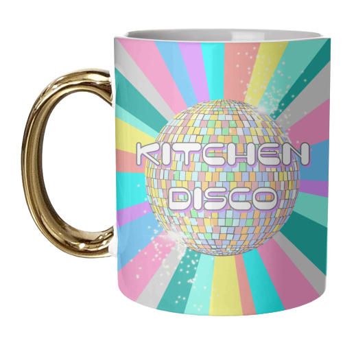 Kitchen Disco - unique mug by Adam Regester