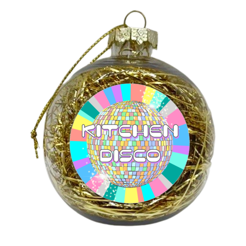 Kitchen Disco - xmas bauble by Adam Regester