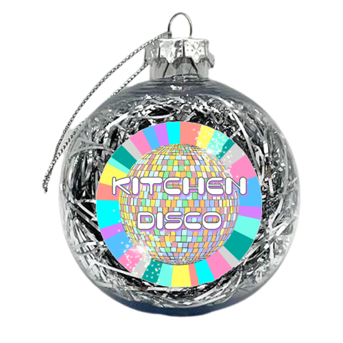 Kitchen Disco - xmas bauble by Adam Regester