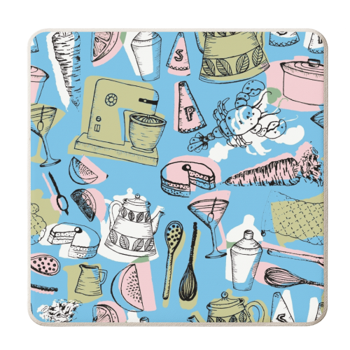 Kitchen - personalised beer coaster by Wallace Elizabeth