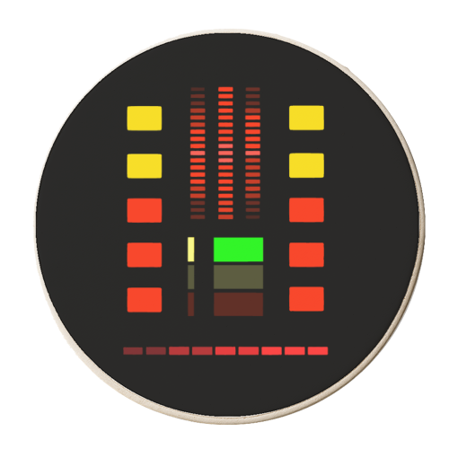 KITT 1984 - personalised beer coaster by Danny Welch