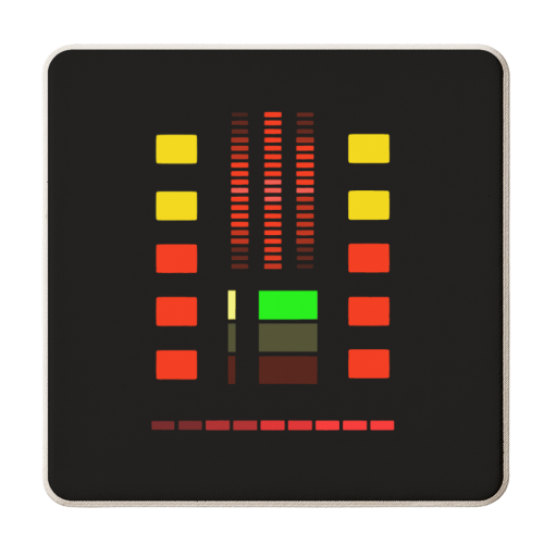 KITT 1984 - personalised beer coaster by Danny Welch