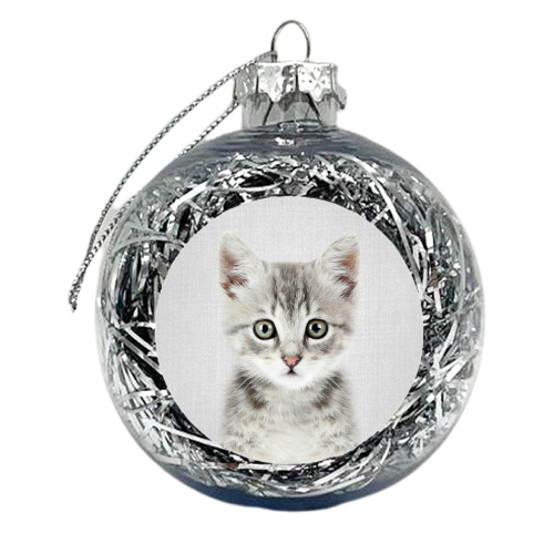 Kitten - Colorful - xmas bauble by Gal Design
