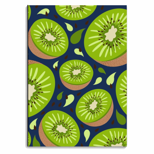 Kiwi fruit - personalised A4, A5, A6 notebook by Stonefoxes