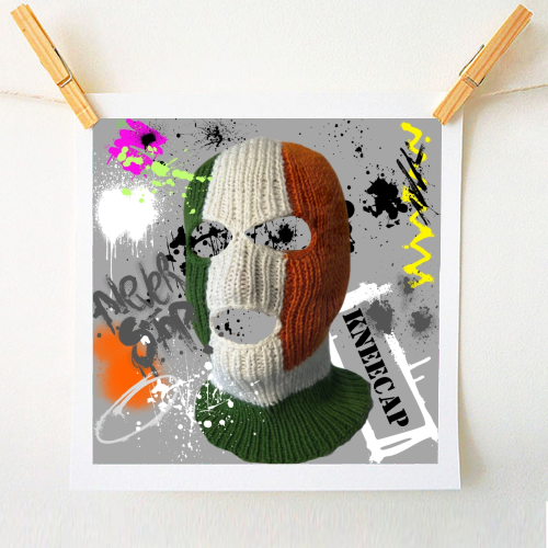 Kneecap Graffiti - A1 - A4 art print by Faith Mercer