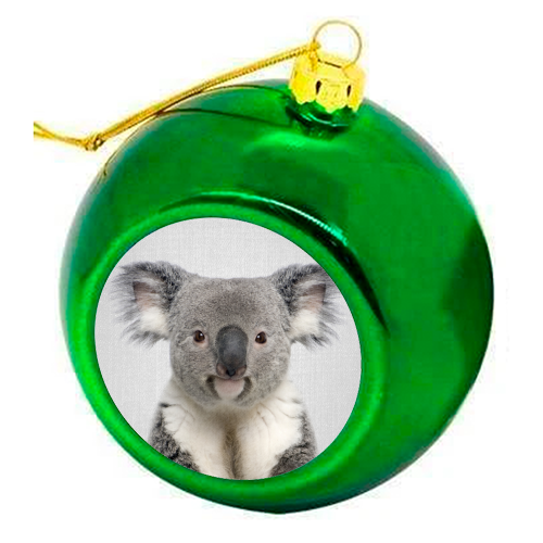 Koala - Colorful - colourful christmas bauble by Gal Design